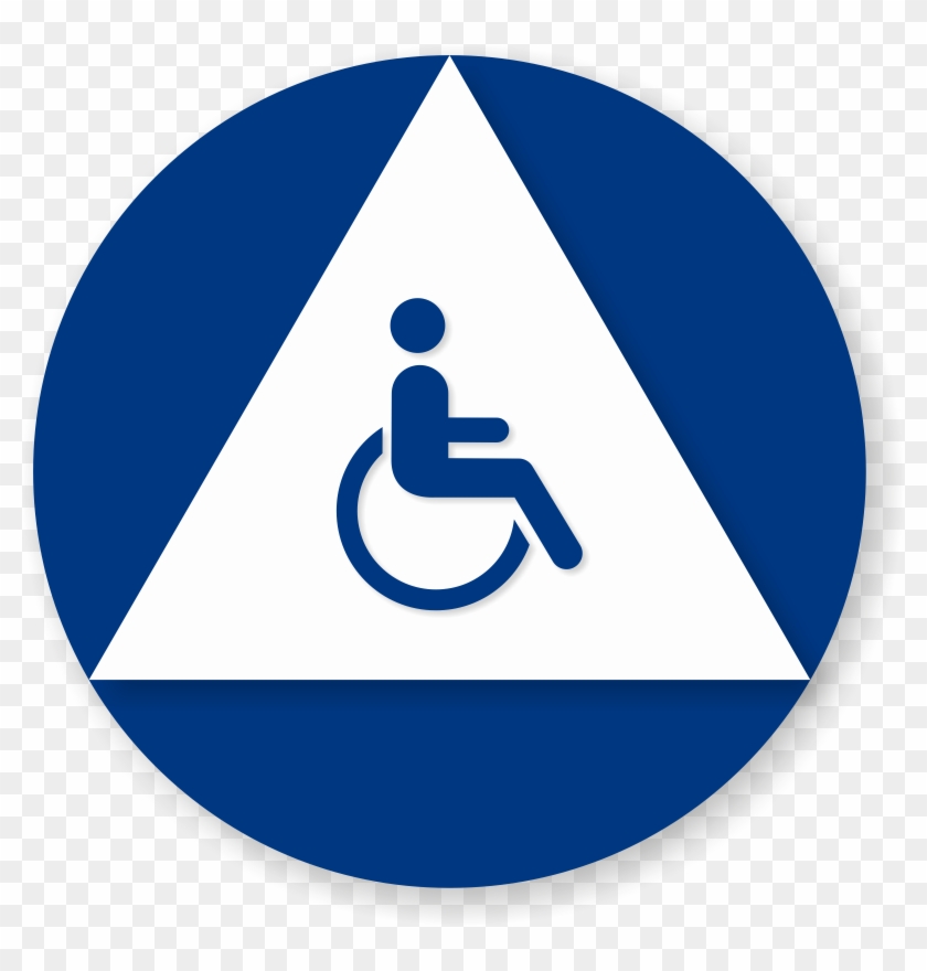 Accessible Pictogram Sign - Accessible Pictogram Sign 12 X #640090