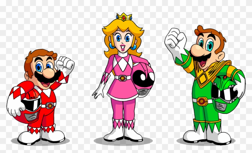 Power Ranger Clip Art - Super Mario Power Rangers #640163