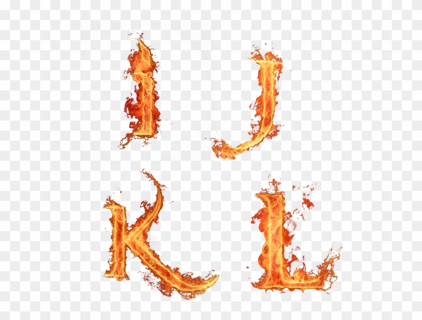 Letra K Con Fuego #640351