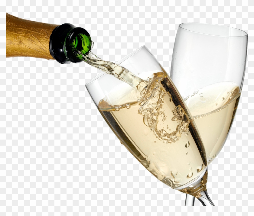 Champagne Glass Png - Pouring Champagne Png #640528