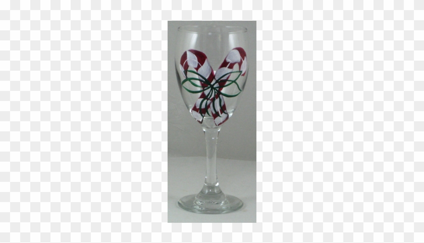 Wine Glass Pour Png Candy Cane Wine Glass Standard - Glass #640602