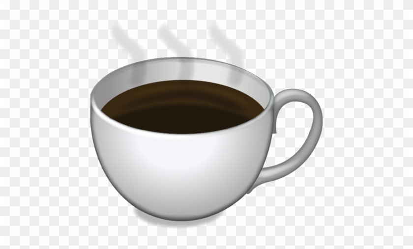 Download Hot Coffee Emoji Icon - Coffee Cup Emoji Png #640631