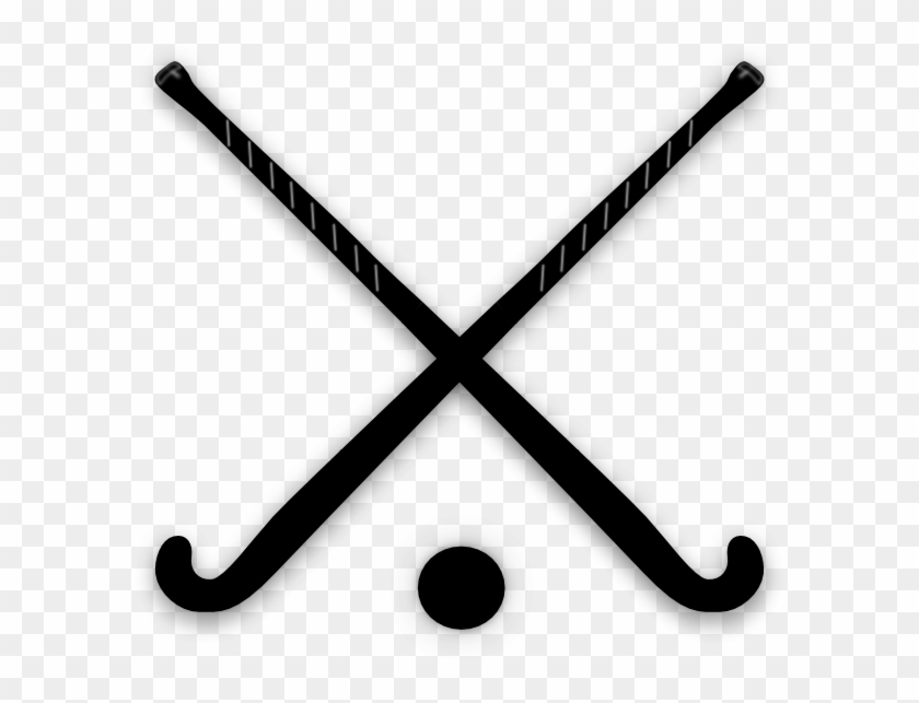 Crossed Field Hockey Sticks Clip Art At Clker Field - 2 Field Hockey Sticks #640634