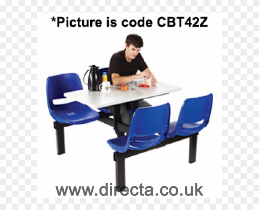 0 Reviews - 4 Seater Canteen Table - Access 2 Way (cbt42z) #640694
