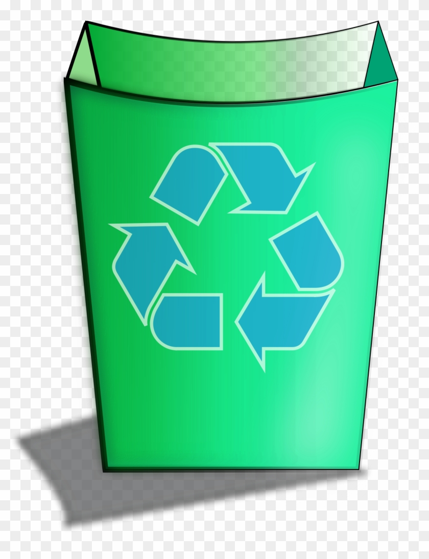 Recycling Bin Rubbish Bins & Waste Paper Baskets Green - Recycling Bin Rubbish Bins & Waste Paper Baskets Green #640855