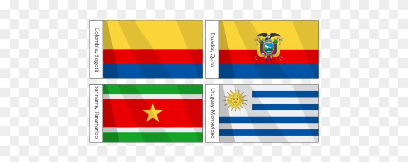 South American Flags Printables For Kids Part 2 South - Universidad Agraria Del Ecuador #640829