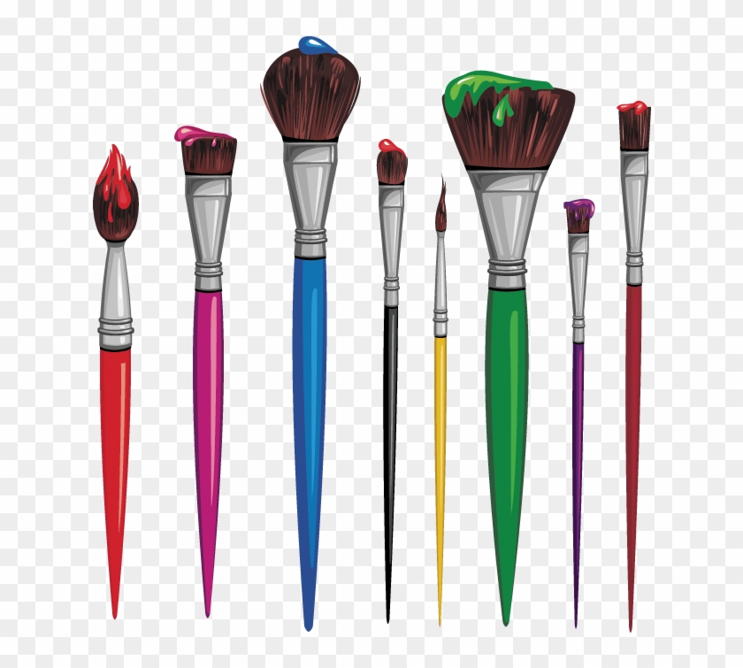 World Of Colors - Paint Brush Vector Download #641033