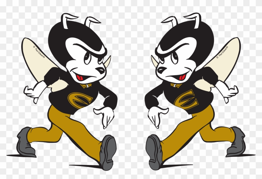 The Official University Mascot Is Corky The Hornet - Emporia State Hornets Logo Value Pint Glass #641175