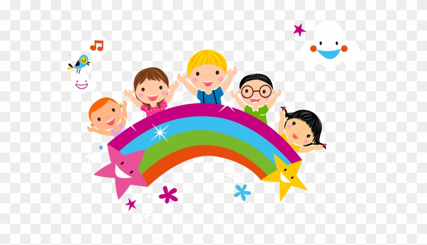 Rainbow Clipart For Kids - Child #641364