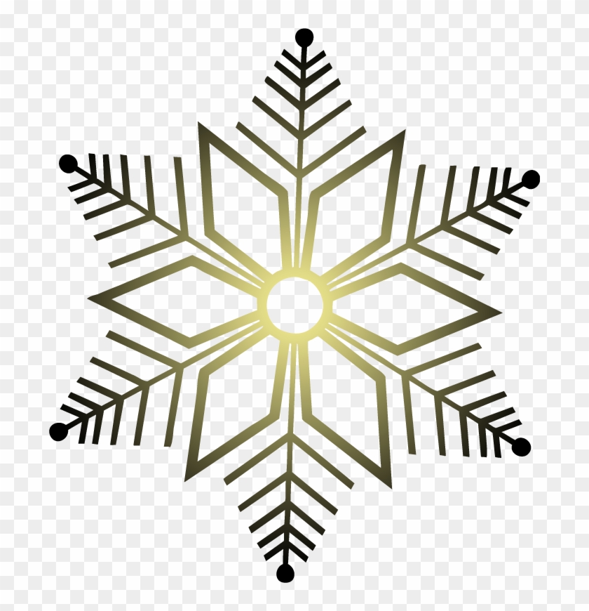 Snowflake Red Green Clip Art - Snowflake Red Green Clip Art #641387