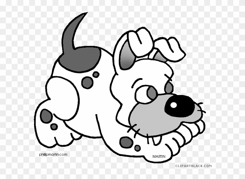 Puppy Animal Free Black White Clipart Images Clipartblack - Pronunciation Of English ⟨th⟩ #641586