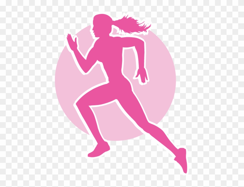 Outline Of Running Woman Girl Clip Art - You Go Girl Runner #641598