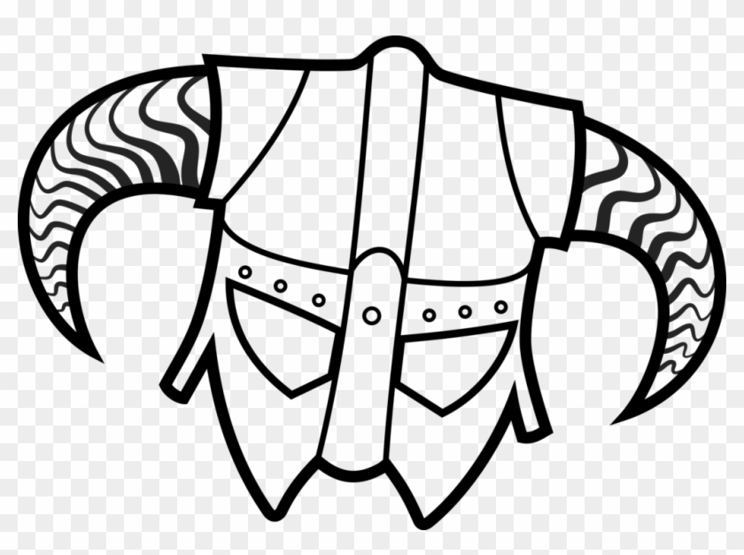 Valentine Coloring Pages For Boys For Kids - Skyrim Iron Helmet Drawing #641627