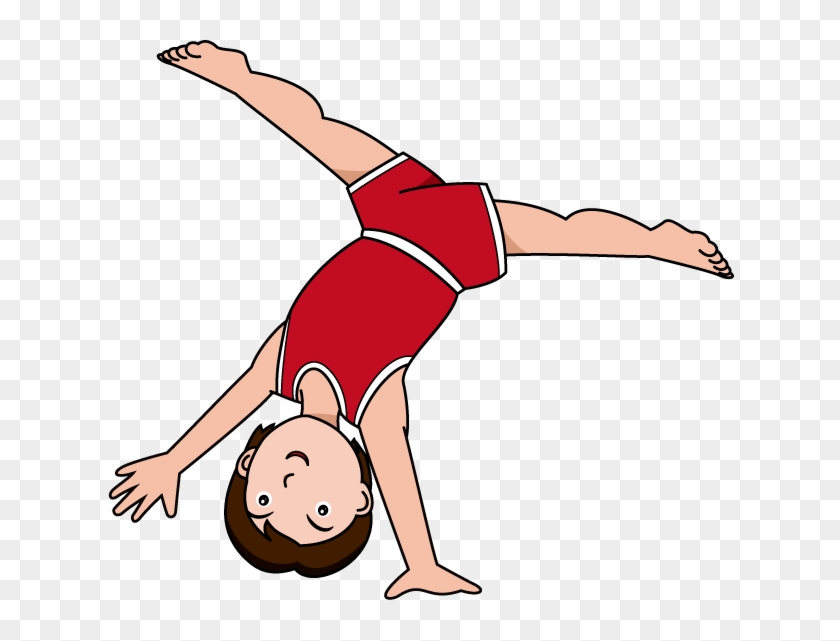 Gymnastic Tumbling Clipart Image - Gymnastics #641684