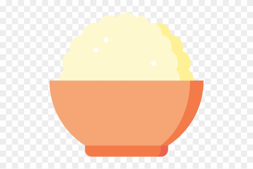 Chinese Food, Food And Restaurant, Food, Japanese Food, - Rice Flat Icon Png #641693