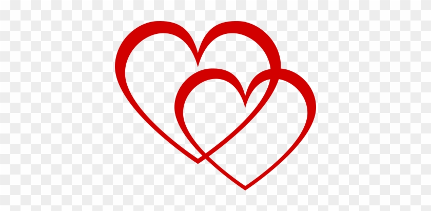 Png Format Heart Images Heart Double Outline Red - Valentine's Day #641981