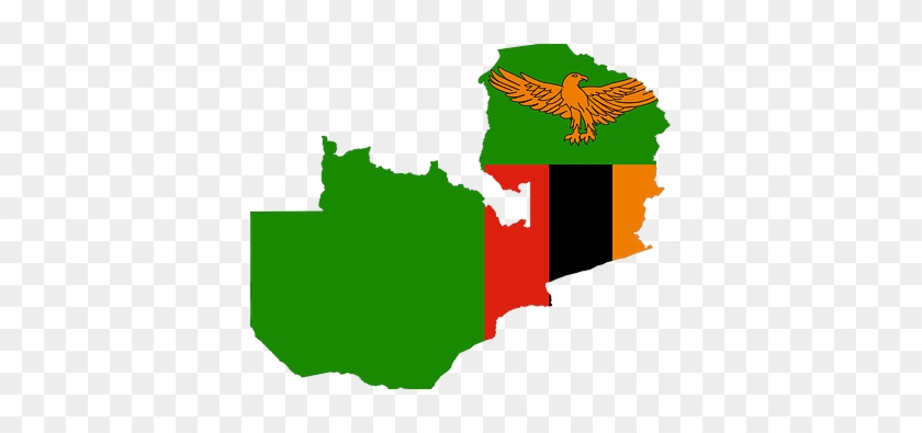 Zambia Map And Flag #642031