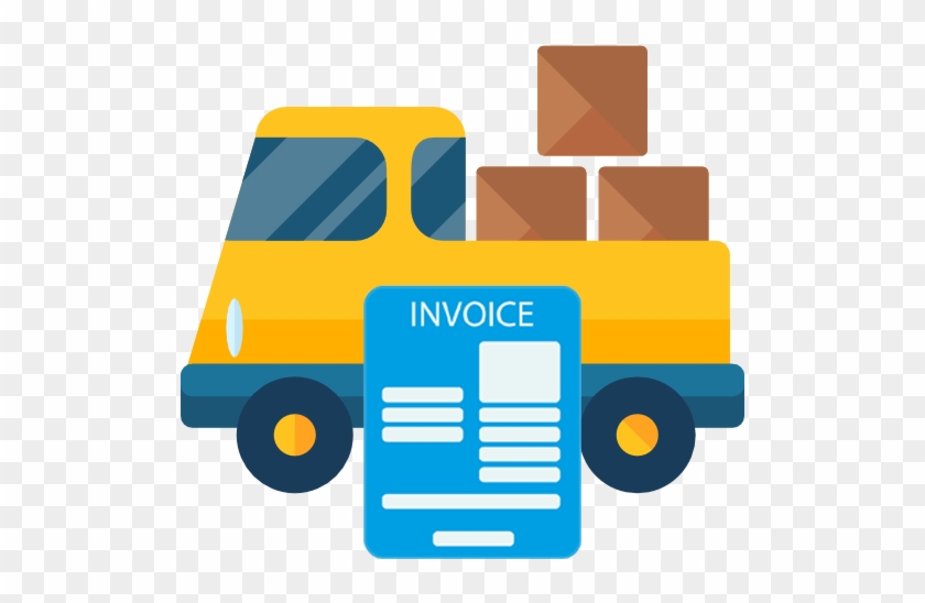 Vehicle Invoice Icon - รถ ขน สินค้า การ์ตูน Png #642188