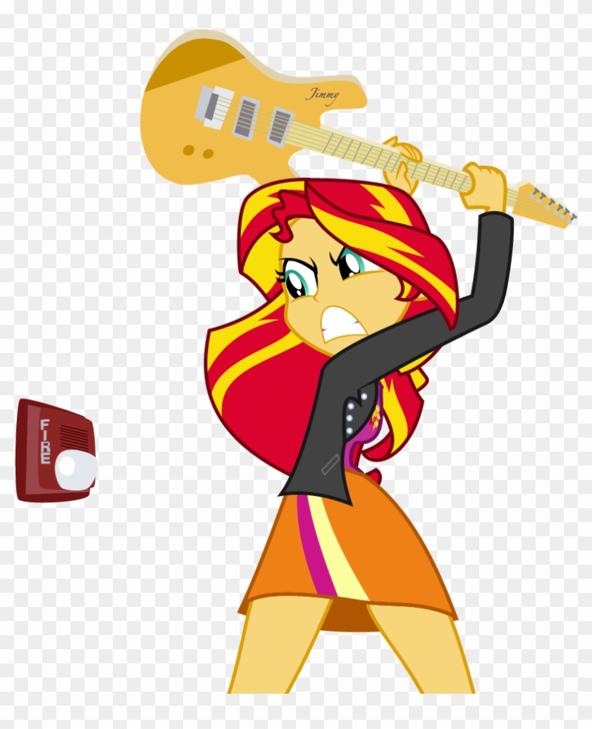 Psycho Sunset Request By Mohawgo - Mlp Eg Base Sunset Shimmer #642194