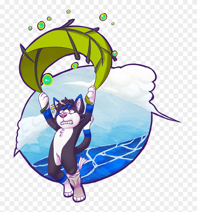 Deku Leaf Ride - Cartoon #642221