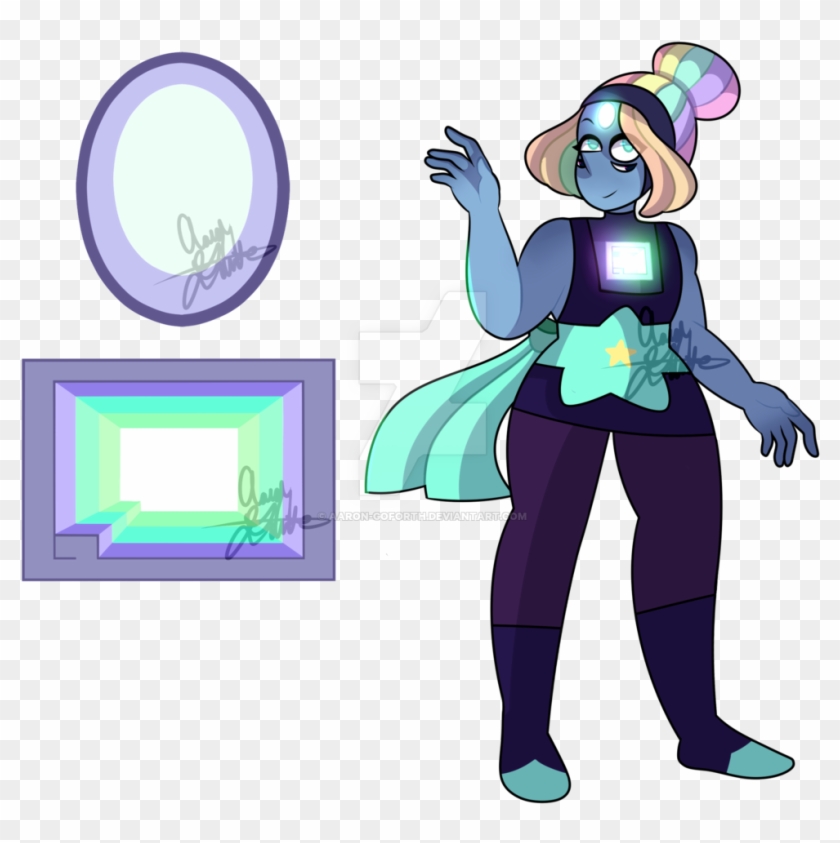 Rainbow Topaz By Aaron-goforth On Deviantart - Bismuth And Pearl Fusion #642257