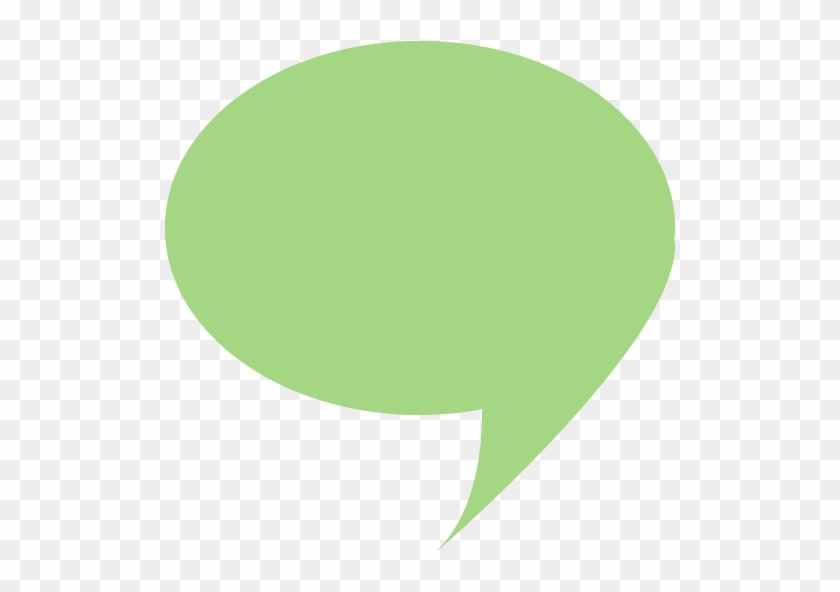 Guacamole Green Speech Bubble 4 Icon - Speech Bubble Png Green #642271