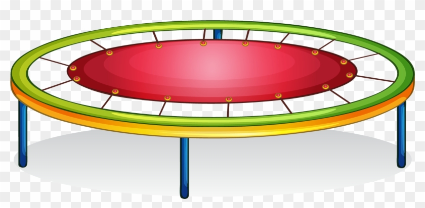 Trampoline Trampolining Jumping Clip Art - Cartoon Trampoline #642311