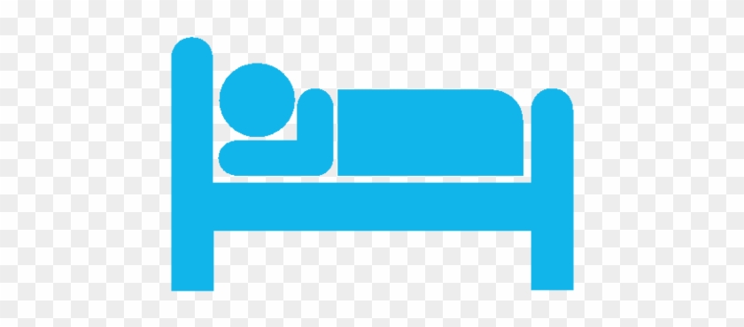 Overnight Services - Bed Icon Png Blue #642382