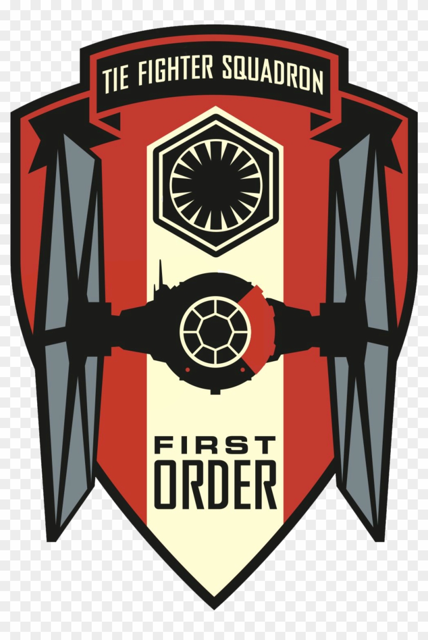 Star Wars The Force Awakens First Order And Resistance - First Order Tie Fighter Logo #642407