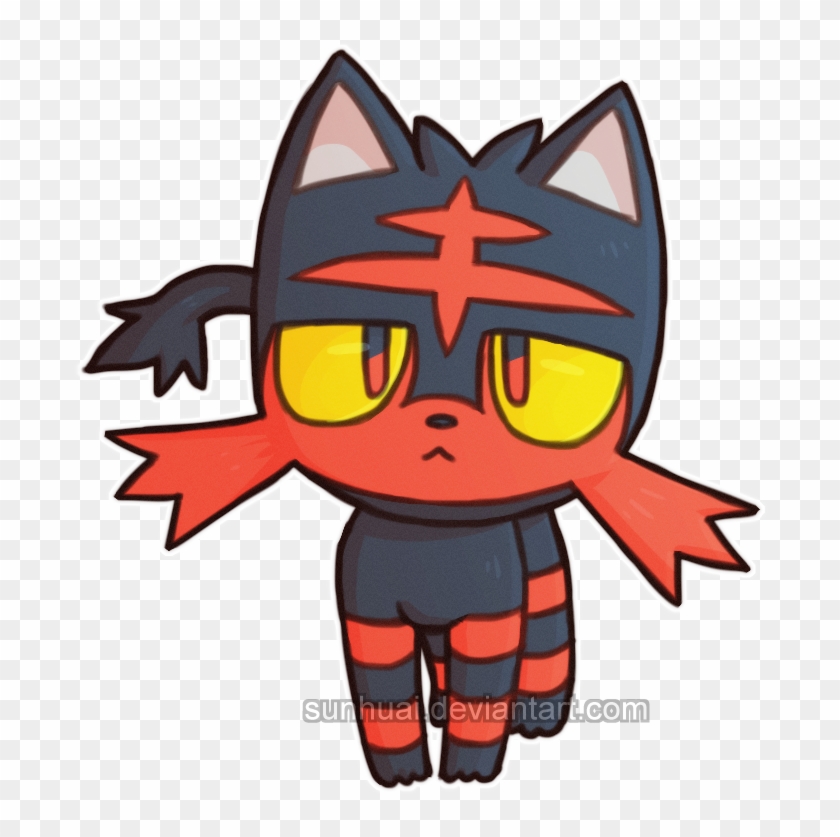 Pokemon - Red And Black Cat Pokemon #642512
