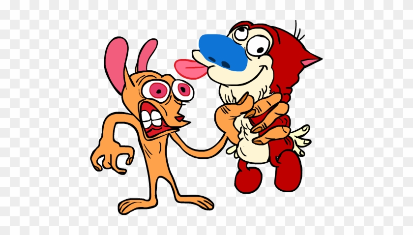 Ren Holding Stimpy - Cartoon #642584