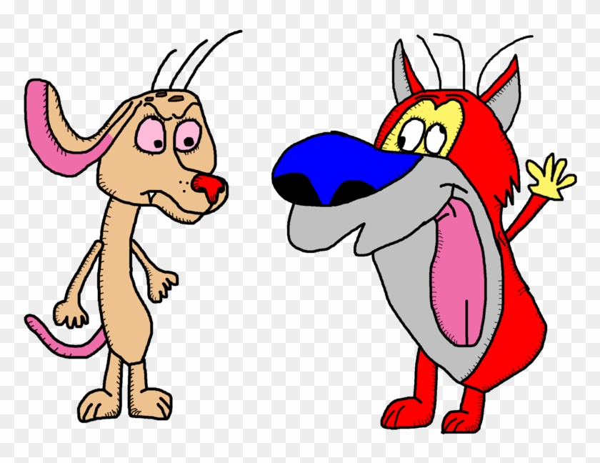 Ralph Bakshi Styled Ren And Stimpy By Atarster - Cartoon #642590
