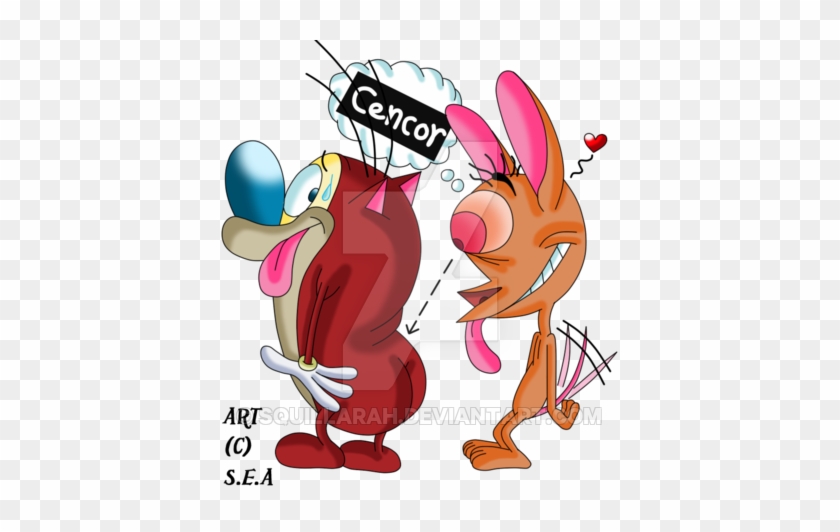 Ren And Stimpy-ren Sees Red By Skunkynoid - Ren And Stimpy Deviantart Ren #642636