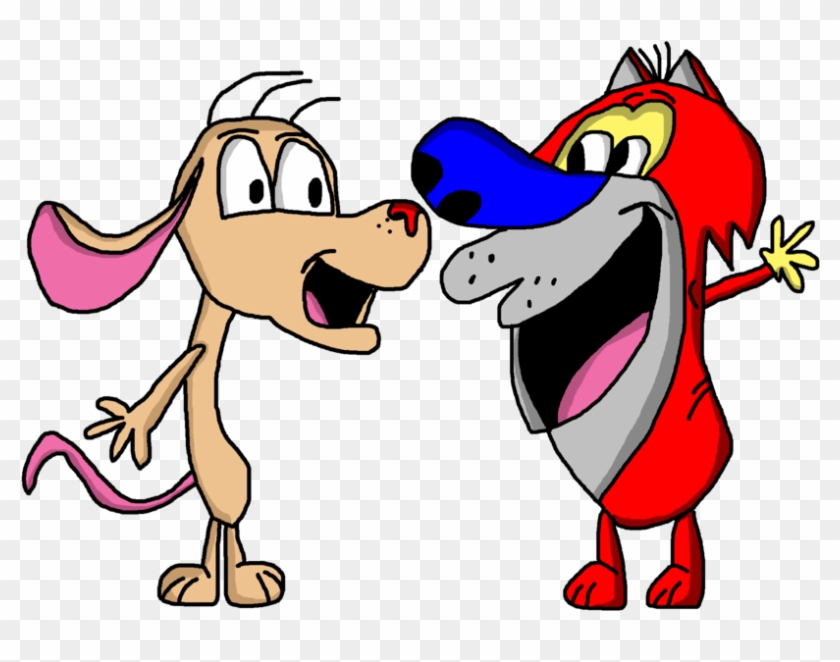 Hanna Barbera Style Ren And Stimpy By Atarster - Hanna Barbera Ren And Stimpy #642652