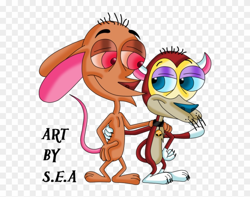Ren And Stimpy-ren And Pen By Skunkynoid - Cartoon #642667