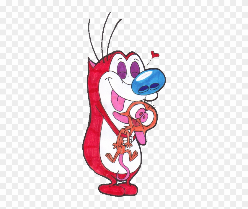 Ren And Stimpy-plushy Loves By Skunkynoid - Cartoon #642671