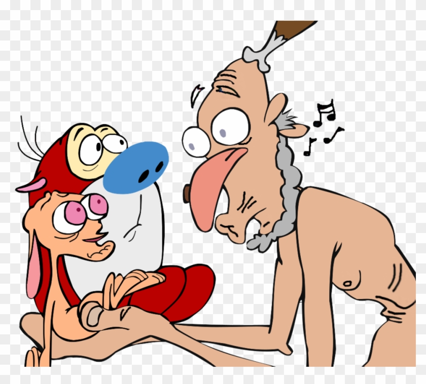 The Old Guy With The Drumstick On His Head By Zoiby - Ren And Stimpy Old Guy #642702