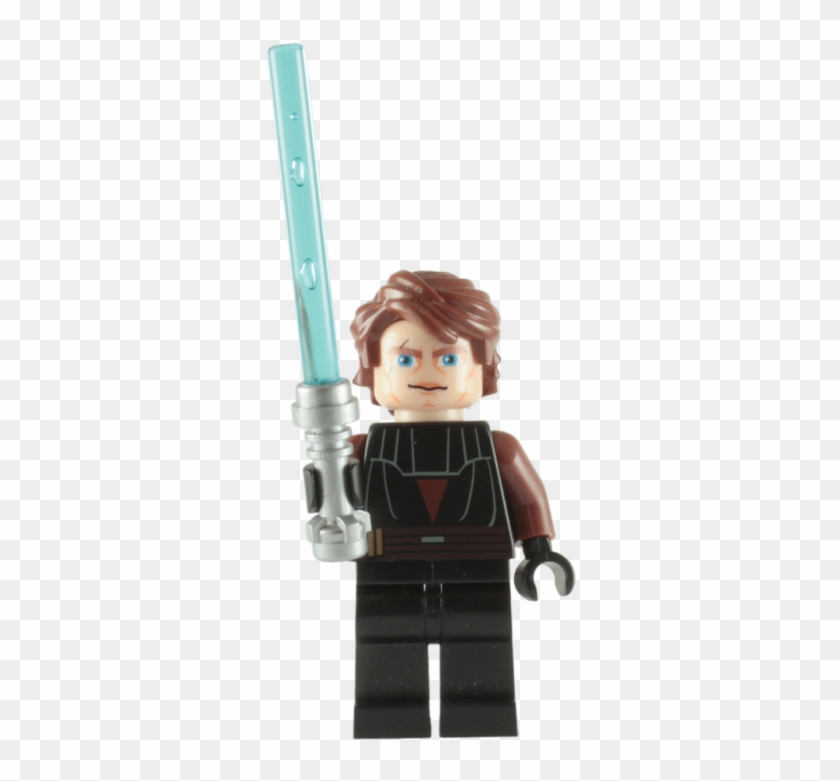 Lego Anakin Skywalker Minifigure With Blue Lightsaber - Lego Star Wars: Anakin Skywalker (clone) Minifigure #642763