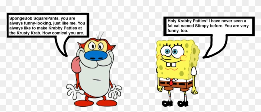 Stimpy Meets Spongebob By Darthranner83 - Ren And Stimpy Spongebob #642797