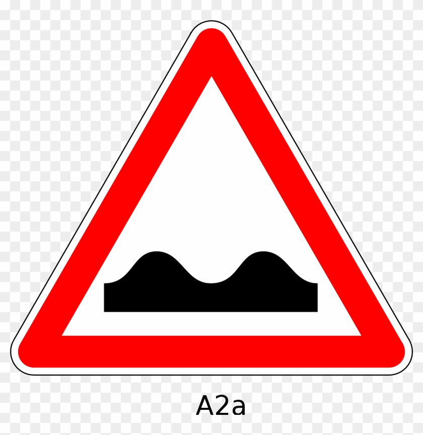 Free A2a - Bumpy Road Sign #642866