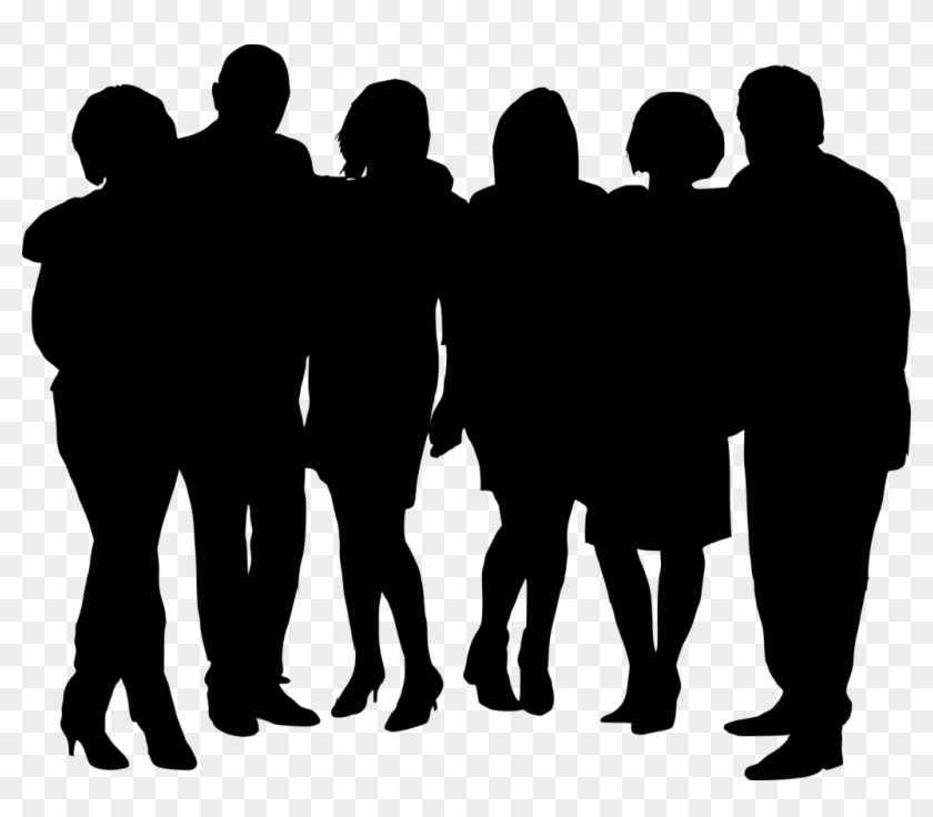 Group Of People Silhouette - Group Of People Silhouette Png #642873