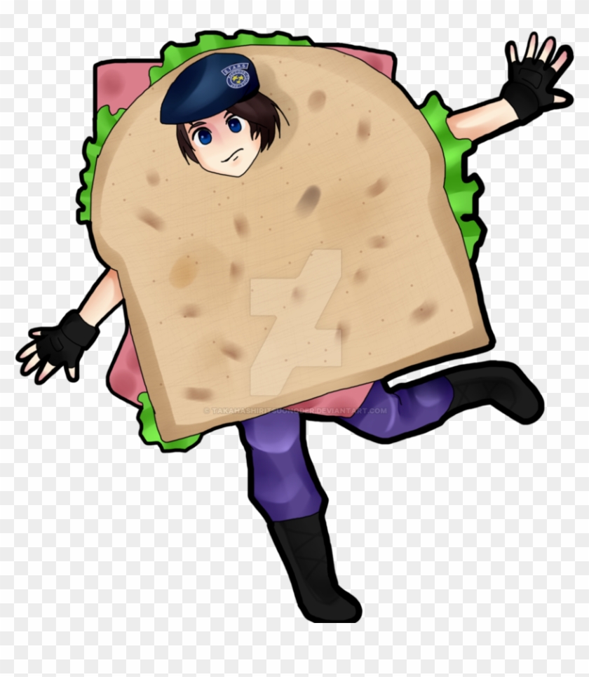 Jill Valentine Sandwich By Takahashiritsuonoder - Art #642952