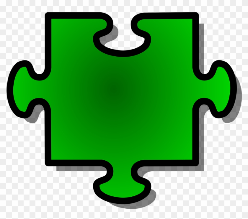 Illustration Of A Green Puzzle Piece - Puzzle Pieces Clip Art #642976