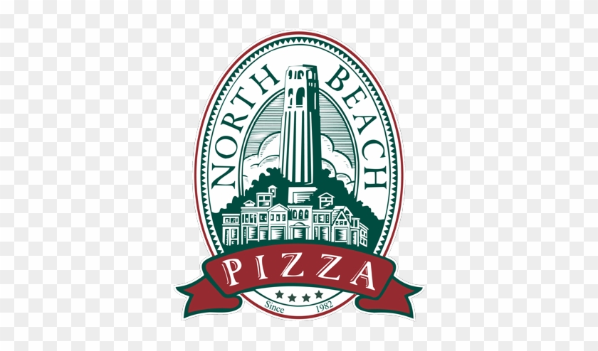 North Beach Pizza With 4 Stars Logo - North Beach Pizza #643045