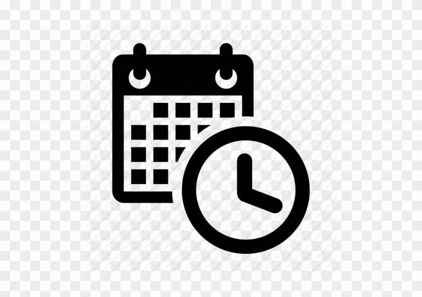 Date Clipart Time Schedule - Date And Time Icon #643224