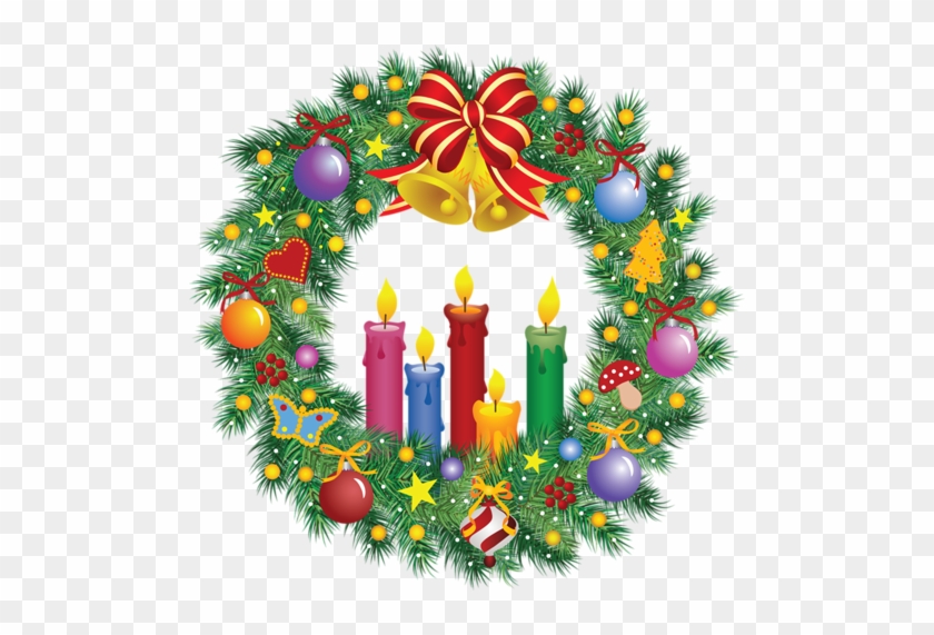 Ik Vasárnap ,advent3,advent2,egy Gyertyában,advent - Free Image Christmas Wreath #643235