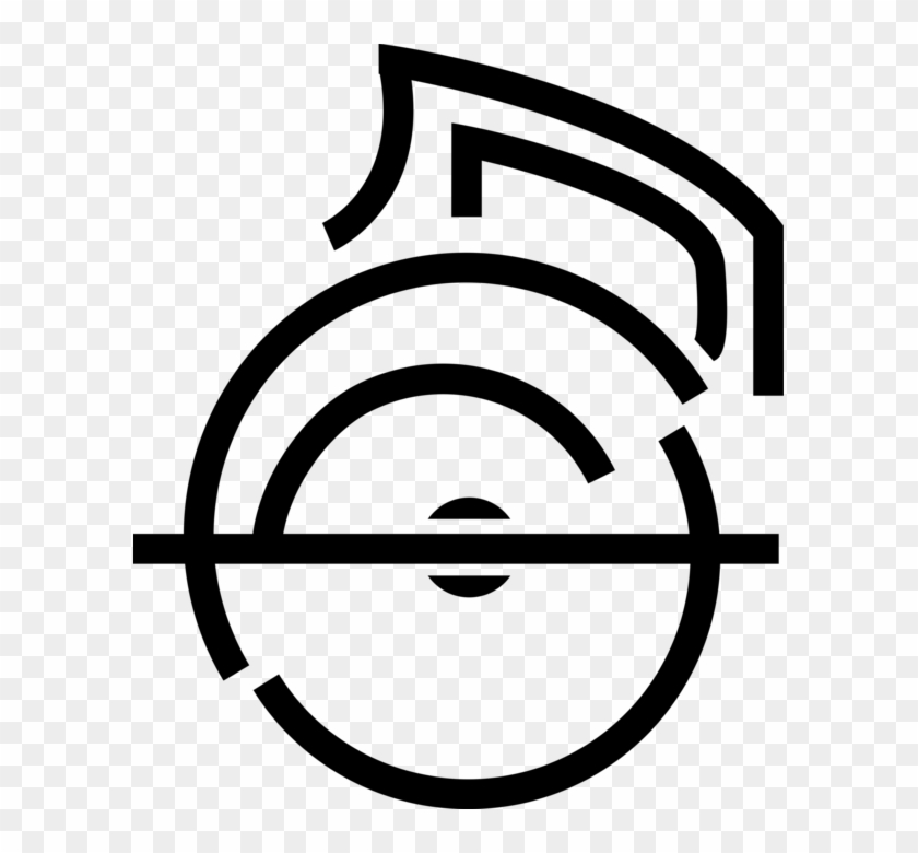 Vector Illustration Of Circular Saw Blade Electric - Circle #643521