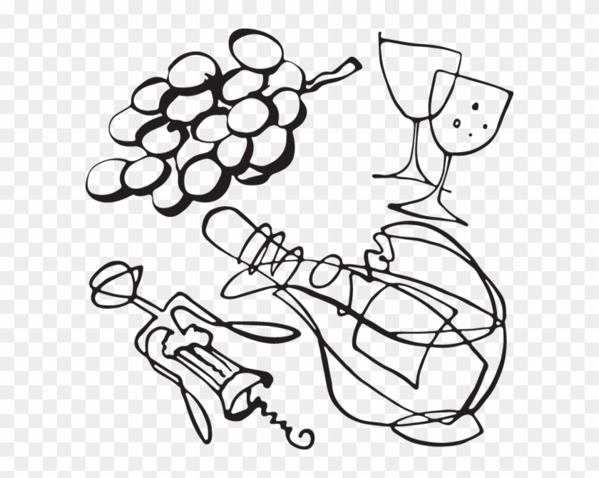 Vector Eps Clipart, Wine Related Copyright - Grapes #643529