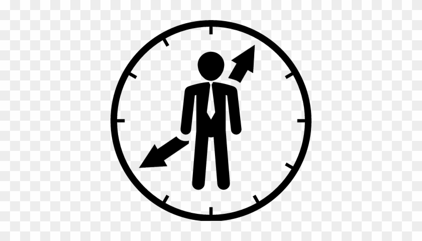 Speedometer With Businessman Image Vector - Skytower #643818