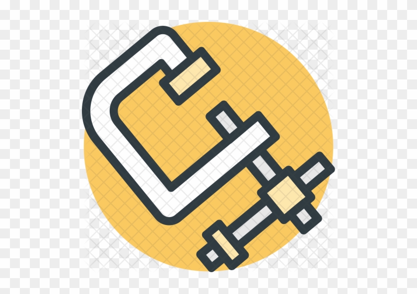 C-clamp Icon - Illustration #643836